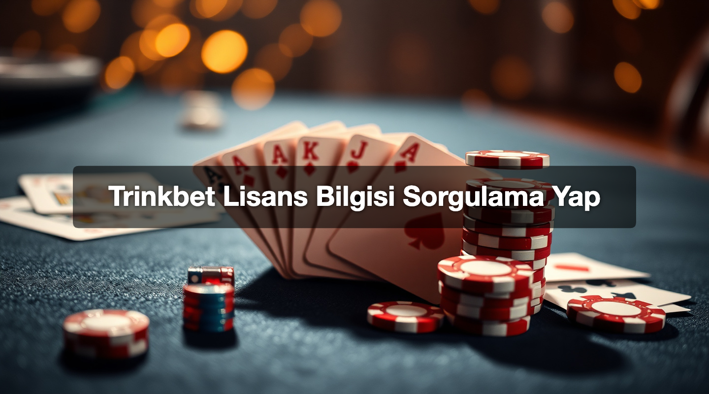 Trinkbet Lisans Bilgisi Sorgulama Yap